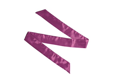 Augenbinde aus Glanzsatin 7x150 cm in mauve – beties Glanzstück