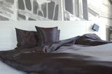 Kissenbezug ca. 80x80 cm Glanz Satin fein fließend für Haare und Haut Seiden-Optik