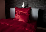 Kissenbezug ca. 80x80 cm Glanz Satin fein fließend für Haare und Haut Seiden-Optik