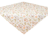 Couverture centrale env. 80x80 cm motif lapin Beties "Hoppel"