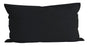 Kissenbezug ca. 40x80 cm schwarz 100% Baumwolle beties "Basic"