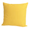 Kissenbezug 80x80 cm aus 100 % Baumwolle in gelb – beties Basic