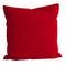 Kissenbezug 80x80 cm aus 100 % Baumwolle in rot – beties Basic