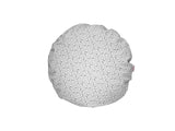 Housse de coussin de toilette ronde env. 40 cm Ø argent beties "FUN" papier toilette
