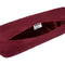 Nackenrollen Bezug ca. 15x40 cm merlot-rot 100% Leinen beties "Leinen"