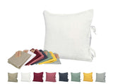 Taie d'oreiller env. 40x40 cm 100% lin beties "lin"