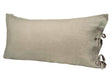 Kissenbezug ca. 40x80 cm leinen-taupe 100% Leinen beties "Leinen"