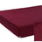 Spannbettlaken ca. 90x200 cm merlot-rot 100% Leinen beties "Leinen"