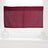 Scheibengardine ca. 85x45 cm merlot-rot 100% Leinen beties "Leinen"