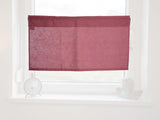 Scheibengardine ca. 85x45 cm rose´de provence 100% Leinen beties "Leinen"