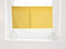 Scheibengardine ca. 85x45 cm zitronen-gelb 100% Leinen beties "Leinen"