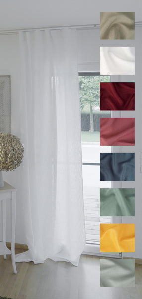 Rideau en lin env. 135x255 cm 100% lin beties "lin"