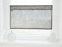 Scheibengardine ca. 85x45 cm leinen-taupe 100% Leinen beties "Leinen"