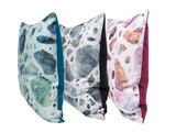 Housse de coussin env. 40x40 cm mosaïque de marbre/béton beties "LoftHaus"