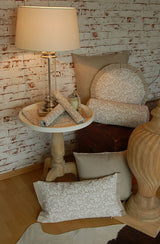 Kissenhülle mit Stehsaum ca. 30x50 cm Spitzen-Druck beties "Mademoiselle"