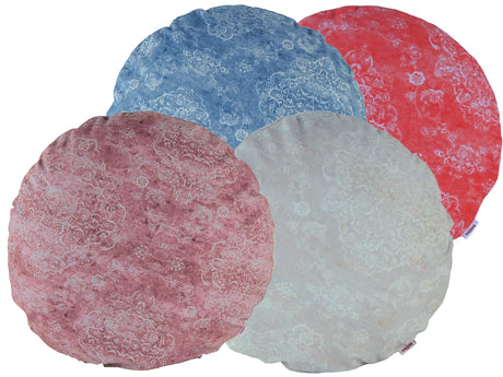 Kissenhülle rund ca. 40 cm Ø Ornament-Druck beties "Ritual"