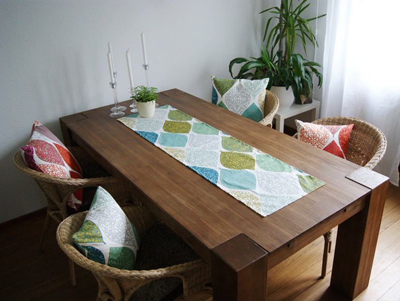 Chemin de table environ 40x150 cm 100% coton beties "Momente"