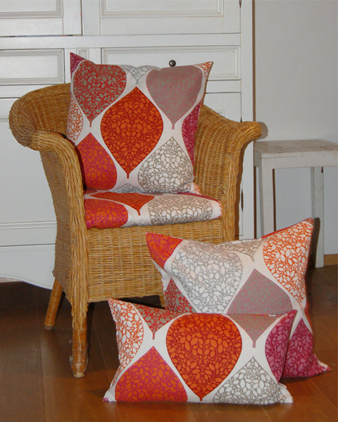 Housse de coussin ronde env. 80 cm Ø 100% coton beties « Momente »