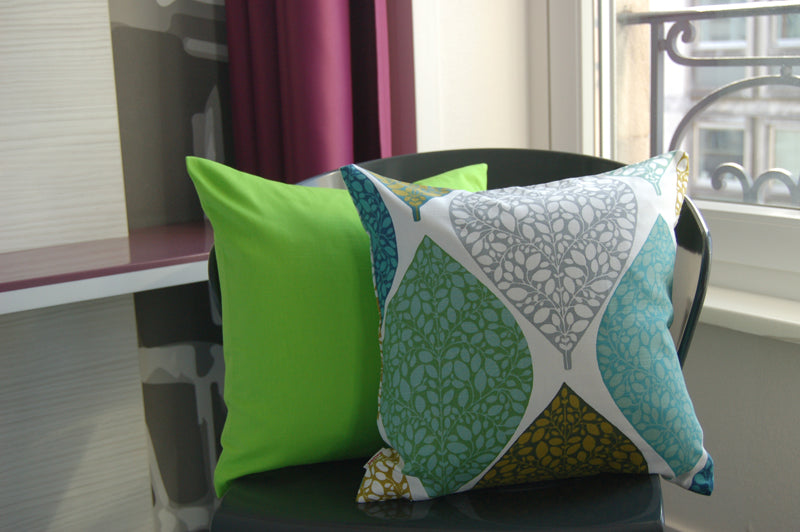 Housse de coussin ronde env. 80 cm Ø 100% coton beties « Momente »