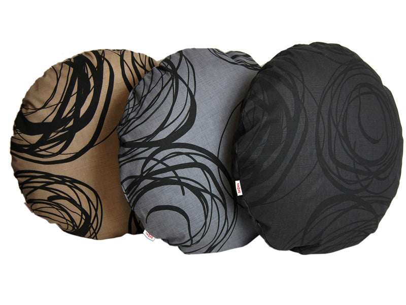 Housse de coussin ronde env. 80 cm Ø 100% coton beties « Mysticisme »
