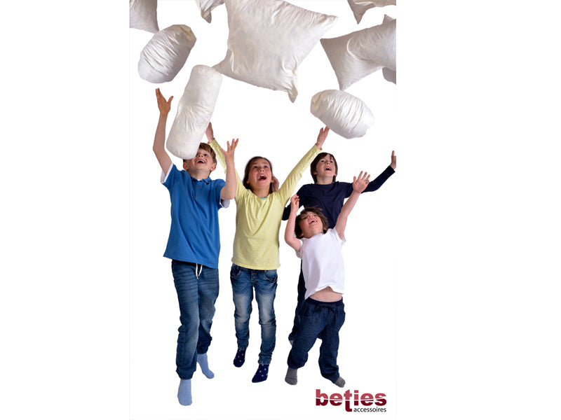 Oreiller en duvet environ 40x60 cm housse en coton lavable beties « PublikSoft »