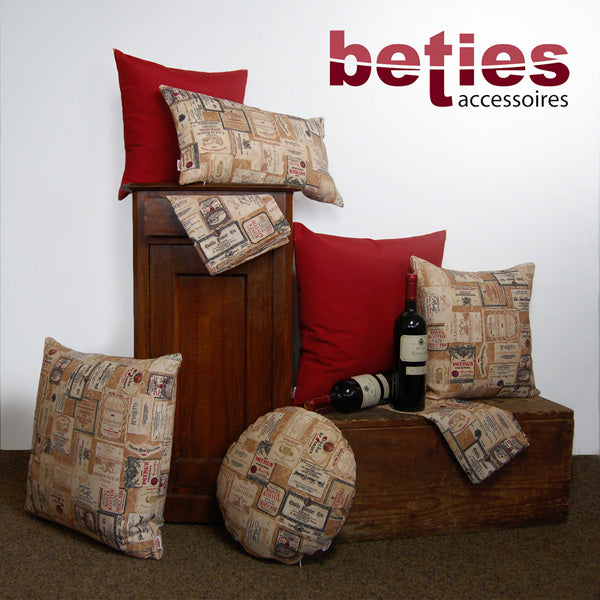 Housse de coussin ronde env. 100 cm Ø Pur confort beties « Rustika »