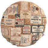 Kissenhülle rund ca. 100 cm Ø Gemütlichkeit pur beties "Rustika"