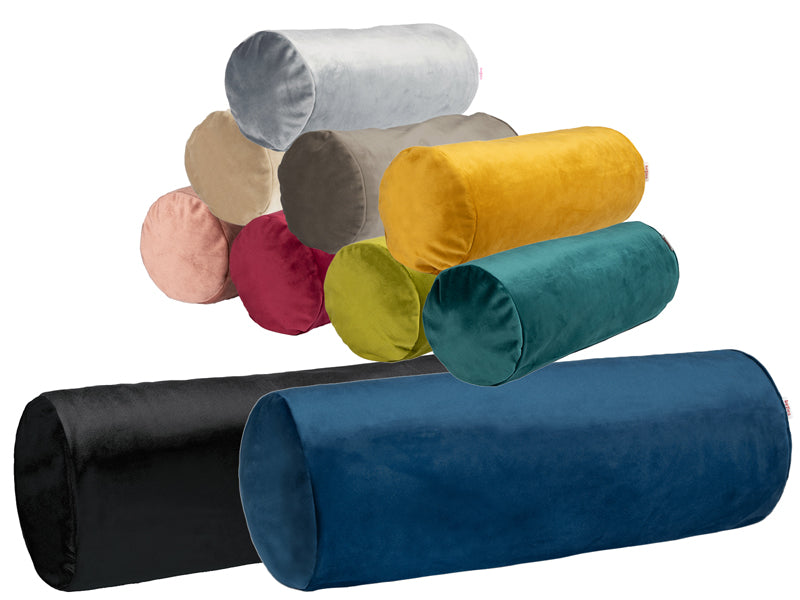 Housse de rouleau XL env. 25x70 cm beties en velours câlin "Samt&amp;Sonders"