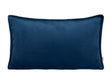 Kissenhülle 30x50 cm Samt mit Jeans-Doppelnaht in admiral-blau – beties Samt&Sonders