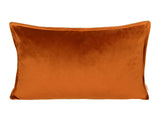 Kissenhülle ca. 30x50 cm rost-orange beties "Samt&Sonders"