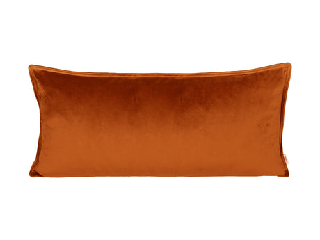Kissenhülle ca. 30x70 cm rost-orange beties "Samt&Sonders"