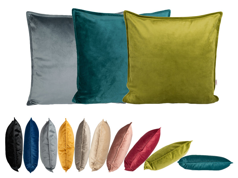 Housse de coussin env. 45x45 cm velours câlin beties "Samt&amp;Sonders"