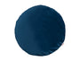 Kissenhülle rund ca. 40 cm Ø admiral-blau beties "Samt&Sonders"