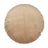 Kissenhülle rund ca. 50 cm Ø braun-beige beties "Samt&Sonders"