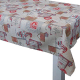 Nappe env. 110x110 cm hiver noël beties "promenade en traîneau"