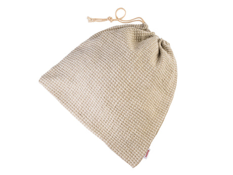 Brotbeutel ca. 34x35 cm 100% Leinen beties "Leinen-Waffelpique"