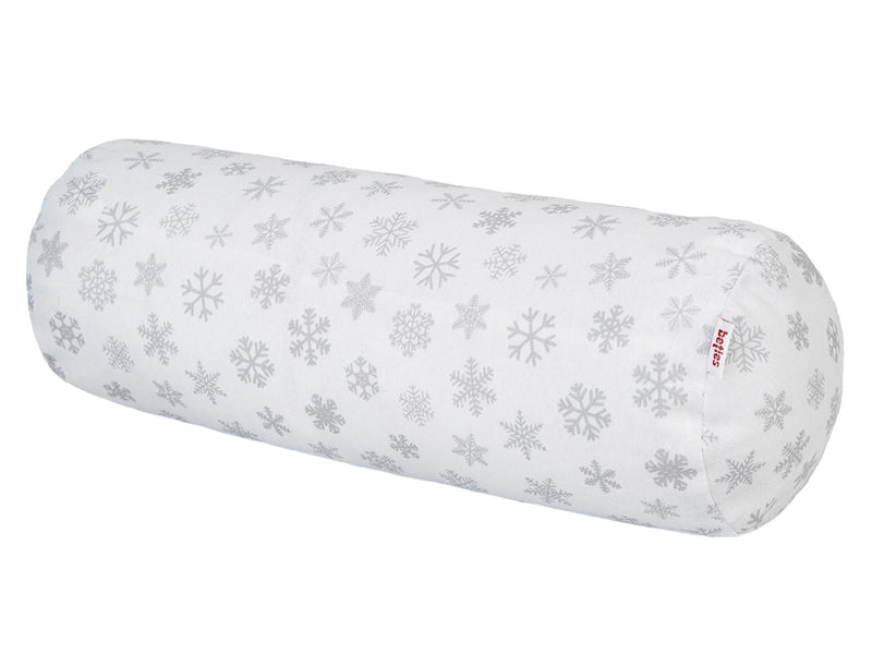 Couvre-cou environ 15x40 cm beties hivernal blanc flocon de neige "Paysage d'hiver"