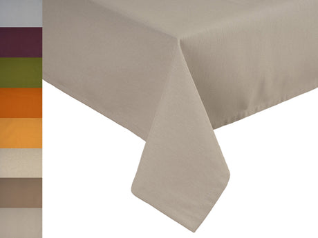 Tablecloth approx. 110x110-130x220 cm, the ideal plain-colored companion, beties "desired color"