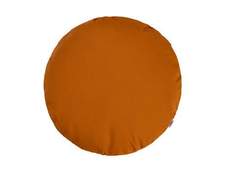 Kissenhülle rund ca. 60 cm Ø sanddorn-orange Begleiter beties "Wunschton"