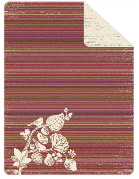 Couverture réversible couverture chaude mélange de coton env. 150x200 cm "Magic Forest" beties