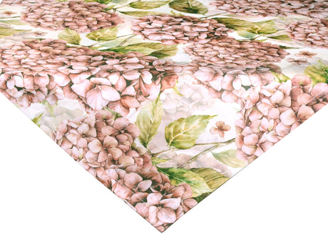 Mitteldecke ca. 80x80 cm burgundy-rose Hortensie beties "Landlust"