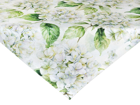 Mitteldecke ca. 80x80 cm weiß Hortensie beties "Landlust"