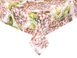 Tischdecke ca. 110x110 cm burgundy-rose Hortensie beties "Landlust"