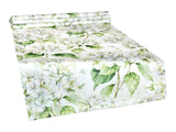 Tischläufer ca. 40x270 cm weiß Hortensie beties "Landlust"