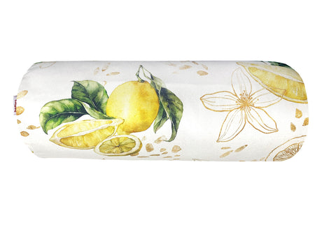 Hülle für Nackenrollen ca. 15x40 cm aus 100% Baumwolle - Zitronen-Designn Design "Italy Collection" beties