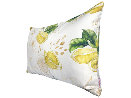 Hochwertige Kissenhülle ca. 30x50 cm aus 100% Baumwolle – Zitronen-Design aus der beties "Italy Collection"