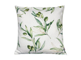 Mediterrane Kissenhülle ca. 40x40 cm aus 100% Baumwolle - Oliven Design aus der beties "Italy Collection"