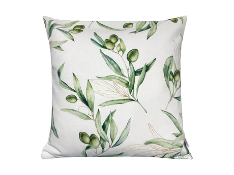 Mediterrane Kissenhülle ca. 40x40 cm aus 100% Baumwolle - Oliven Design aus der beties "Italy Collection"