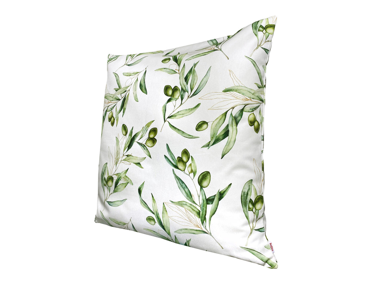 Mediterrane Kissenhülle ca. 60x60 cm aus 100% Baumwolle - Oliven Design aus der beties "Italy Collection"