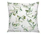 Mediterrane Kissenhülle ca. 60x60 cm aus 100% Baumwolle - Oliven Design aus der beties "Italy Collection"